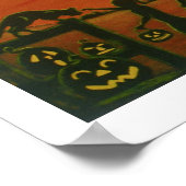 Halloween Art Poster "Happy Halloween" (Ecke)