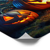 Halloween Art Scene Poster (Ecke)