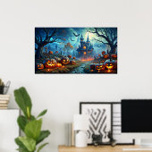 Halloween Art Scene Poster (Heimbüro)