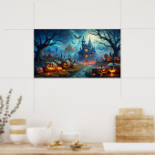 Halloween Art Scene Poster (Küche)