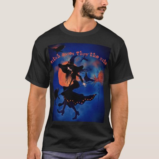 Halloween Art Text T - Shirt (Vorderseite)