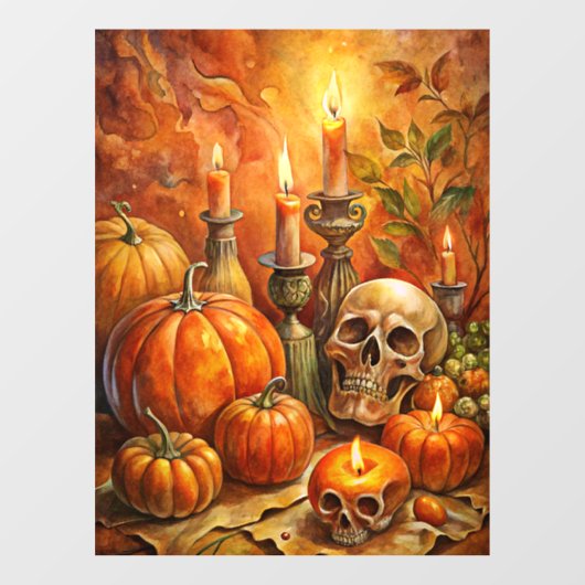 Halloween Art Window Cloning Fensteraufkleber (Blatt)