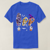 Halloween ASL, Hand Sign Language Boo Ghost Deaf P T-Shirt (Design vorne)
