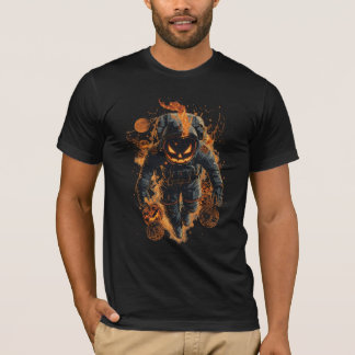 Halloween-Astronaut Kürbis-Apokalypse T-Shirt