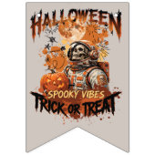 Halloween-Astronaut-Wimpel Flagge (Zweite Fahne)