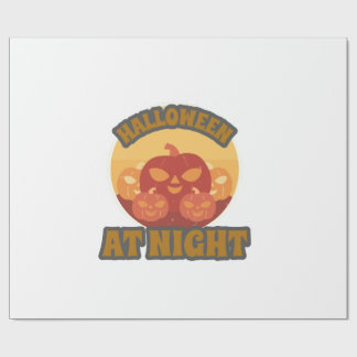 Halloween At Night Geschenkpapier