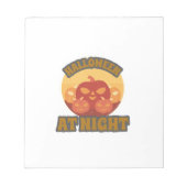 Halloween At Night Notizblock (Vorderseite)