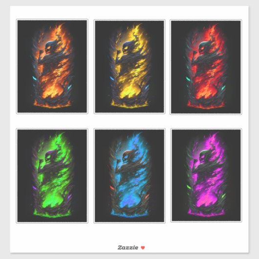 Halloween Aufkleber (Blatt)