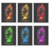 Halloween Aufkleber (Vorderseite)