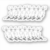 Halloween Aufkleber (Vorderseite)