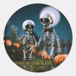 Halloween-Aufkleber niedlich Runder Aufkleber