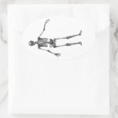 Halloween-Aufkleber Ovaler Aufkleber (Tasche)