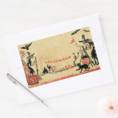 Halloween-Aufkleber Rechteckiger Aufkleber (Umschlag)