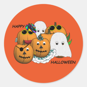 Halloween-Aufkleber Runder Aufkleber