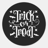 Halloween-Aufkleber Runder Aufkleber (Vorderseite)