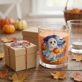 Halloween-Aufkleber - Süßer Geister-Wasserfarben-E Runder Aufkleber