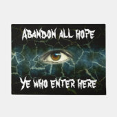 Halloween-Auge 18" x 24" Tür-Matte Fußmatte (Vorderseite)