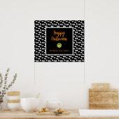 Halloween Augen grün Keks keine Tricks Poster (Küche)