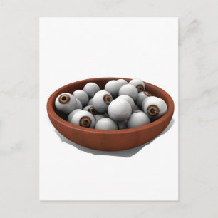 Halloween-Augen Postkarte