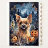 Halloween Australian Terrier with Pumpkins Beängst Planer (Rückseite)