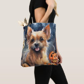 Halloween Australian Terrier with Pumpkins Beängst Tasche (Von Nahem)