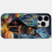 Halloween Australische Kelpie mit Pumpkins Beängst Case-Mate iPhone Hülle (Rückseite (Horizontal))