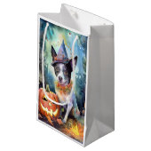 Halloween Australische Rinder mit Pumpkins Beängst Kleine Geschenktüte (Vorderseite Schrägansicht)