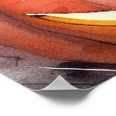 Halloween Australische Rinder mit Pumpkins Beängst Poster (Ecke)