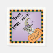 Halloween Australischer Rinderhund Serviette (Vorderseite)