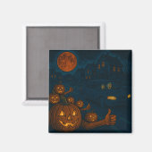 Halloween-Auto Magnet (Vorderseite/Rückseite)