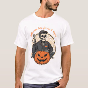 Halloween Auto Service & Repair T-Shirt Lustiger