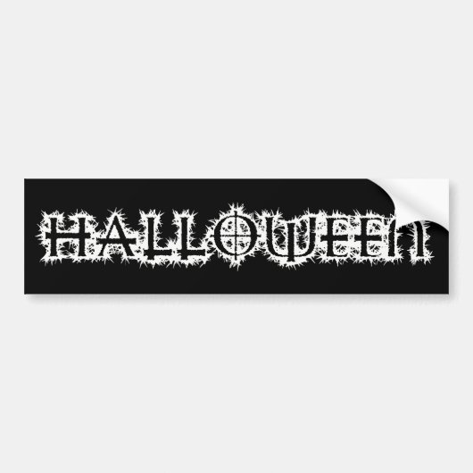 Halloween Autoaufkleber (Vorne)