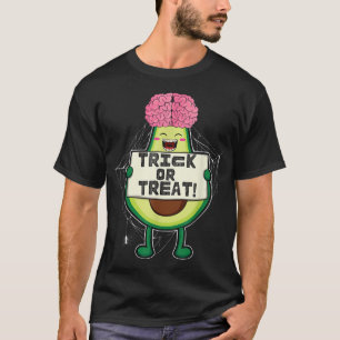 Halloween Avocado DesignTrick oder Leckerei Brain T-Shirt