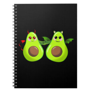 Halloween-Avocado-Freunde Notizblock