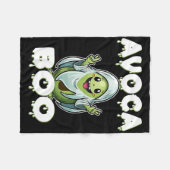 Halloween Avocado Pun Ghost Kostüm Funny Veggie A Fleecedecke (Vorderseite (Horizontal))