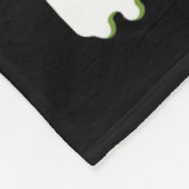 Halloween Avocado Pun Ghost Kostüm Funny Veggie A Fleecedecke (Ecke)
