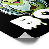 Halloween Avocado Pun Ghost Kostüm Funny Veggie A Poster (Ecke)