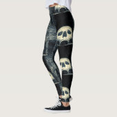 Halloween Awful Skull Leggings (Links)
