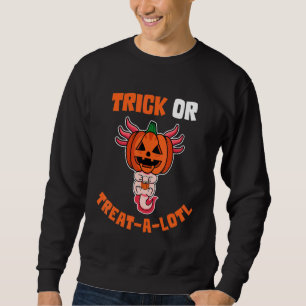 Halloween Axolotl Shirt Trick oder Behandlung Axol