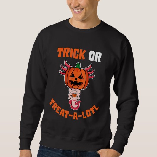 Halloween Axolotl Shirt Trick oder Behandlung Axol (Vorderseite)
