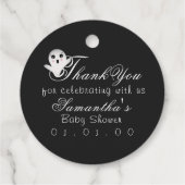 Halloween Baby Announction Tag (Rückseite)