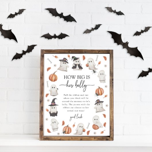 Halloween Baby Bly Sign Poster