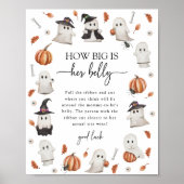 Halloween Baby Bly Sign Poster (Vorne)