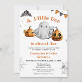 Halloween Baby Boo Baby Shower Gender neutral Einladung (Vorderseite)