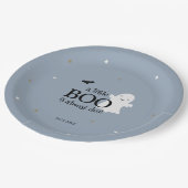 Halloween Baby Boy Dusche Pappteller (Schrägansicht)