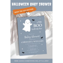 Halloween Baby Boy Shower Einladung