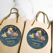 Halloween Baby Braugunst Runder Aufkleber