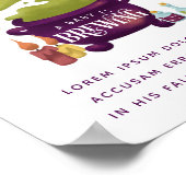 Halloween Baby braut Dusche Eigenmarke Poster (Ecke)