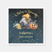 Halloween Baby Braut Serviette (Vorderseite)