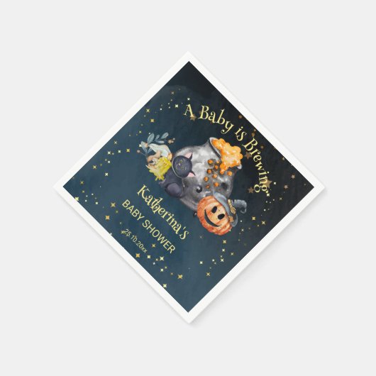 Halloween Baby Braut Serviette (Ecke)